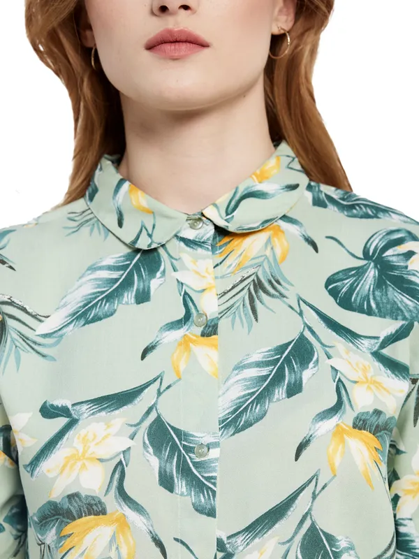 Floral Print Regular Fit Shirt