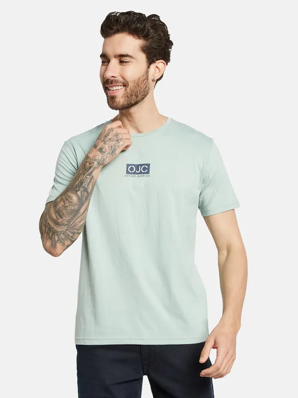 Octave Round Neck Cotton T-shirt