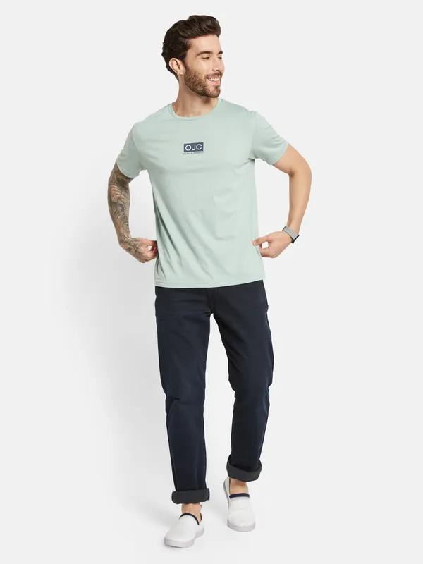 Octave Round Neck Cotton T-shirt