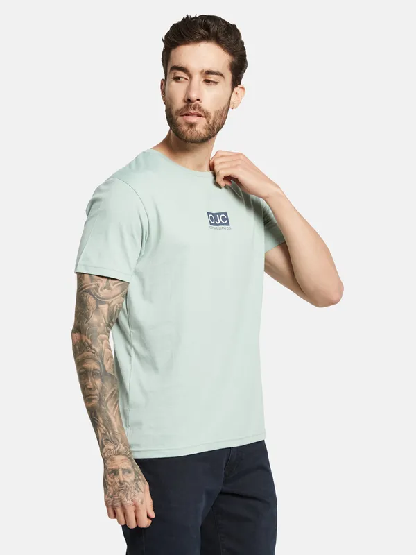 Octave Round Neck Cotton T-shirt