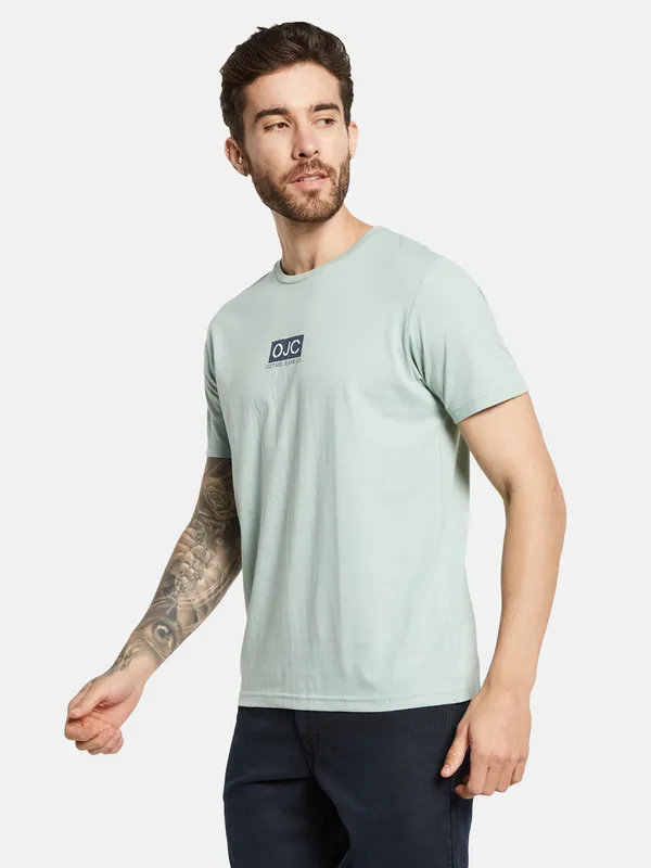 Octave Round Neck Cotton T-shirt