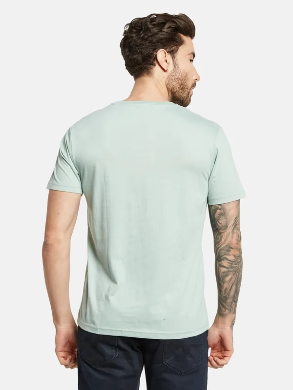 Octave Round Neck Cotton T-shirt