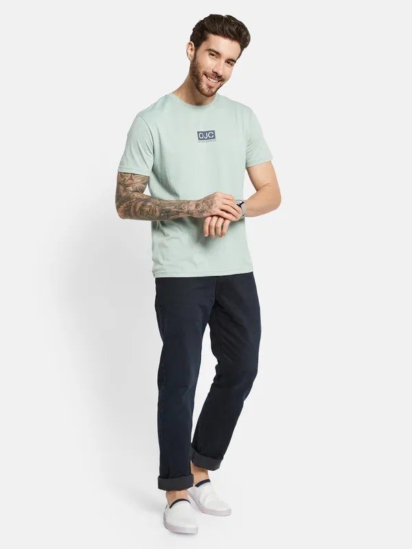 Octave Round Neck Cotton T-shirt