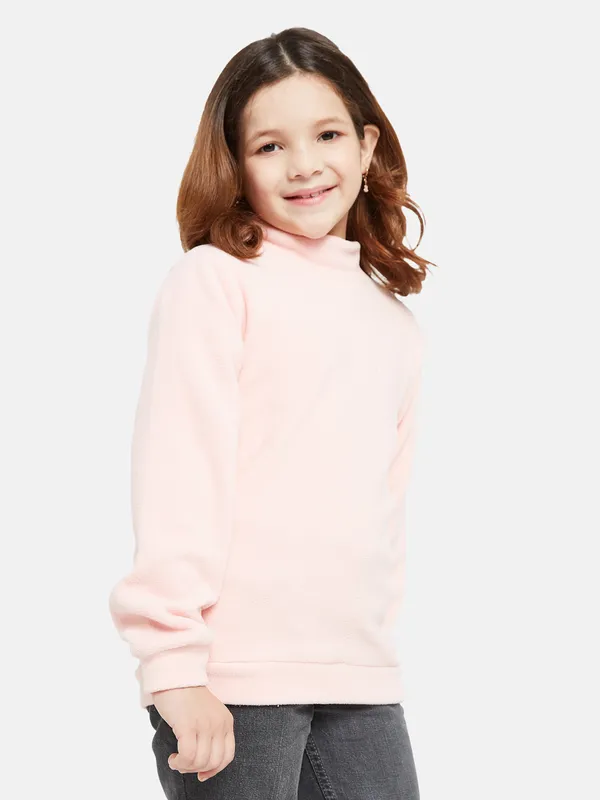METTLE Girls Pink Sweatshirt