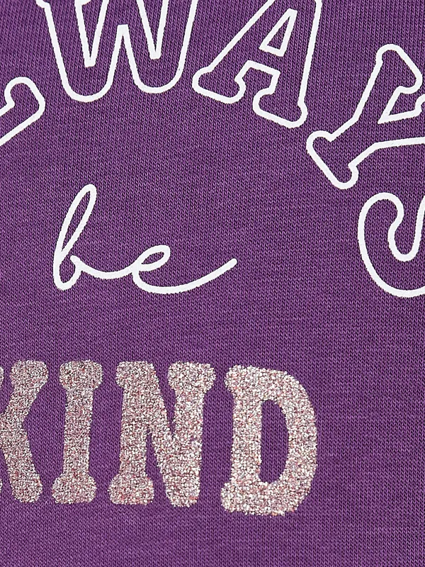 METTLE Girls Purple Sweatshirt