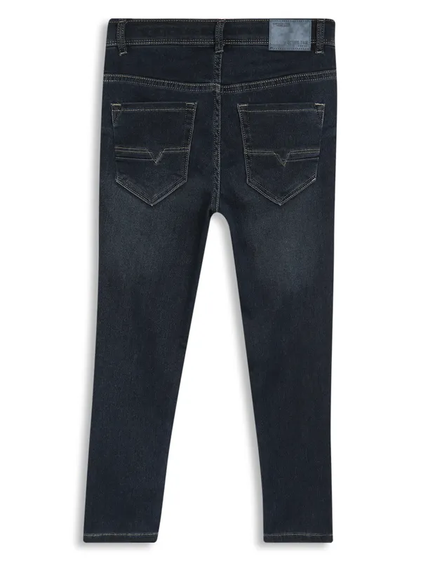 Octave Boys Blue Light Fade Mid-Rise Cotton Jeans