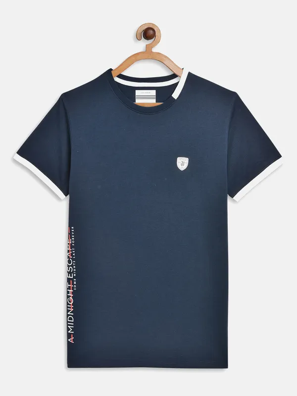 Octave Boys Blue Indigo Applique T-shirt