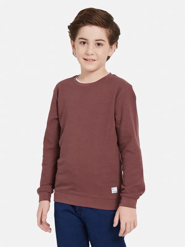 Octave Boys Round Neck Sweatshirt