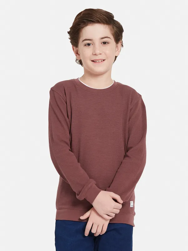 Octave Boys Round Neck Sweatshirt