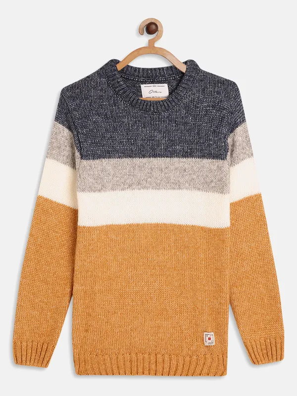 Boys Colourblocked Pullover