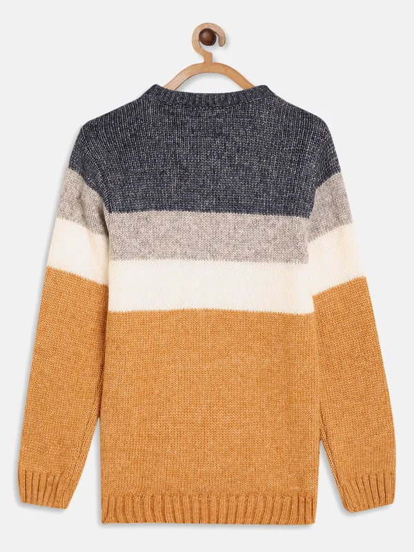 Boys Colourblocked Pullover