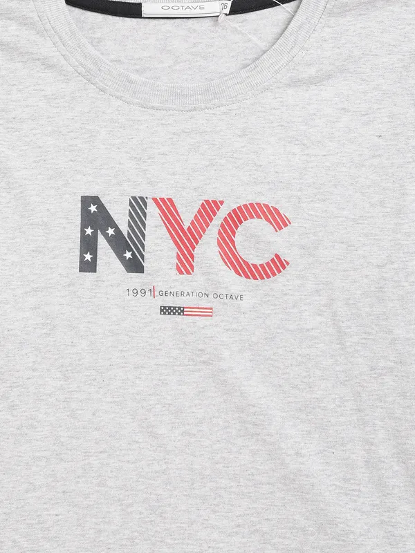 Boys Typography Printed T-shirt