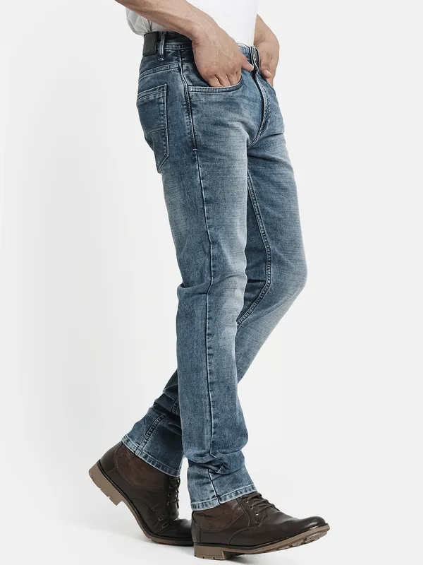Men Blue Stretchable Denim Jeans