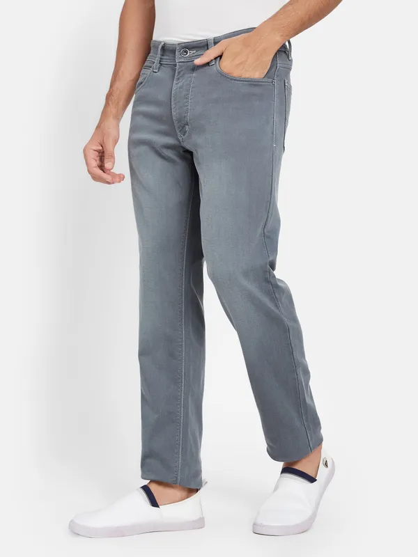 Octave Men Mid-Rise Comfort Stretchable Jeans