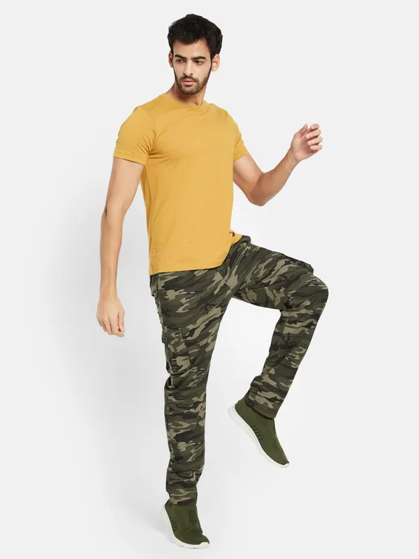 Octave Camouflage Printed Cotton Cargos