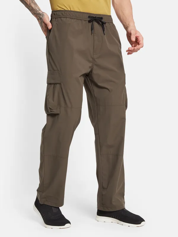 Octave Ss24 Men Cotton Mid Rise Track Pants