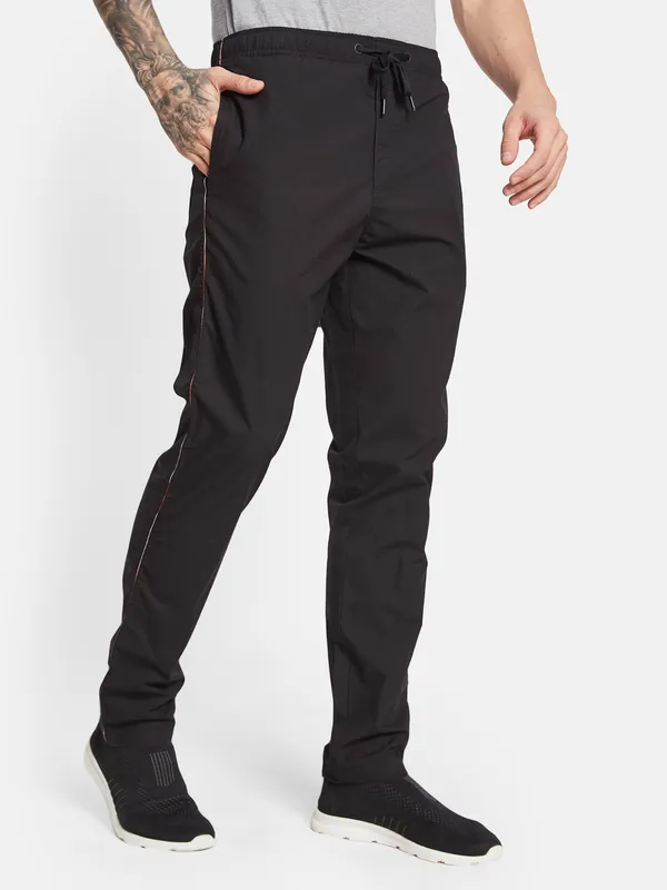 Octave Ss24 Men Cotton Mid Rise Track Pants