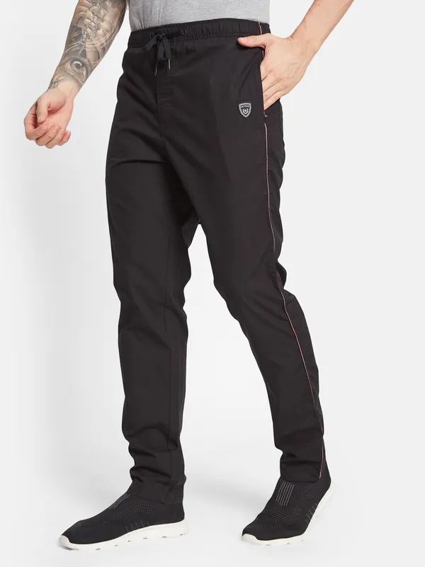 Octave Ss24 Men Cotton Mid Rise Track Pants