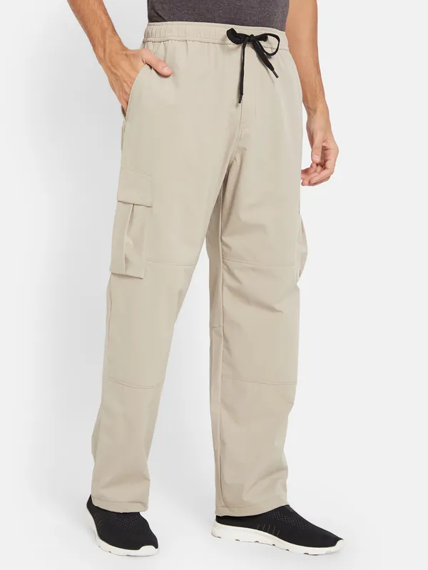 Octave Men Mid-Rise Cotton Track Pants