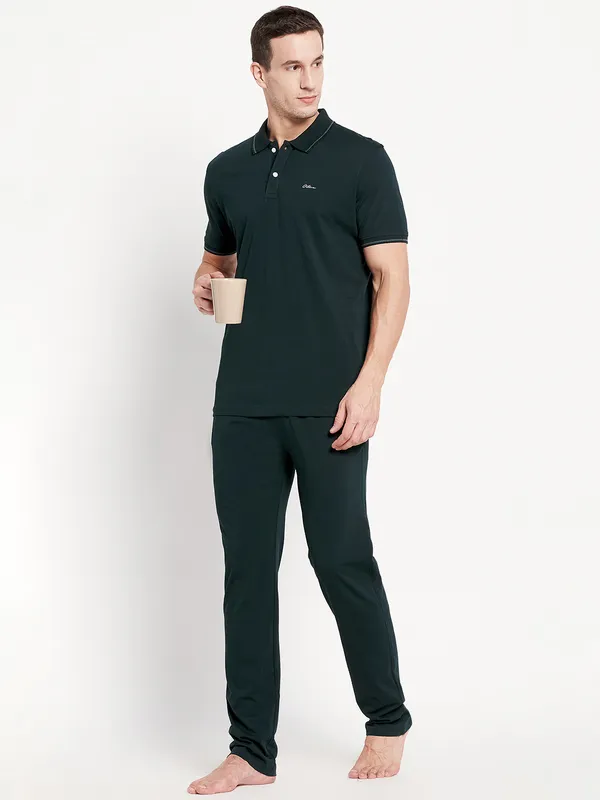 Men MOUNTAIN GREEN LOUNGE WEAR