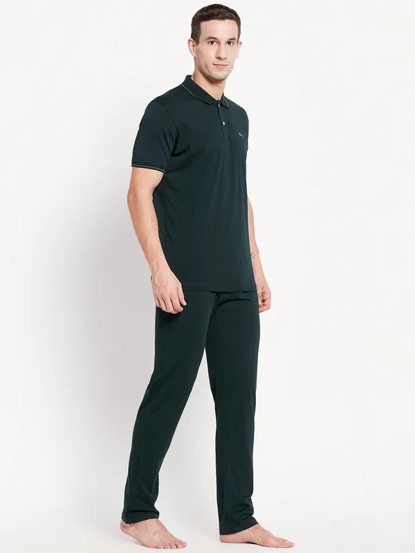 Men MOUNTAIN GREEN LOUNGE WEAR