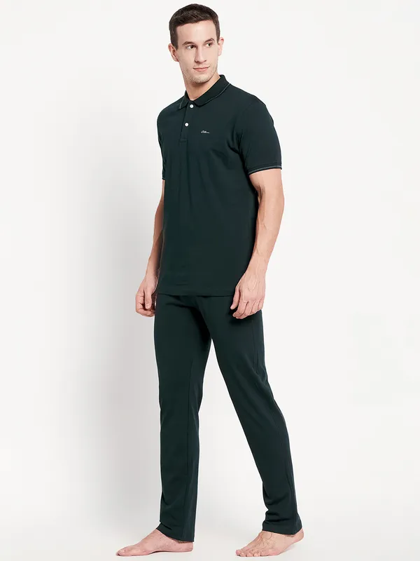 Men MOUNTAIN GREEN LOUNGE WEAR