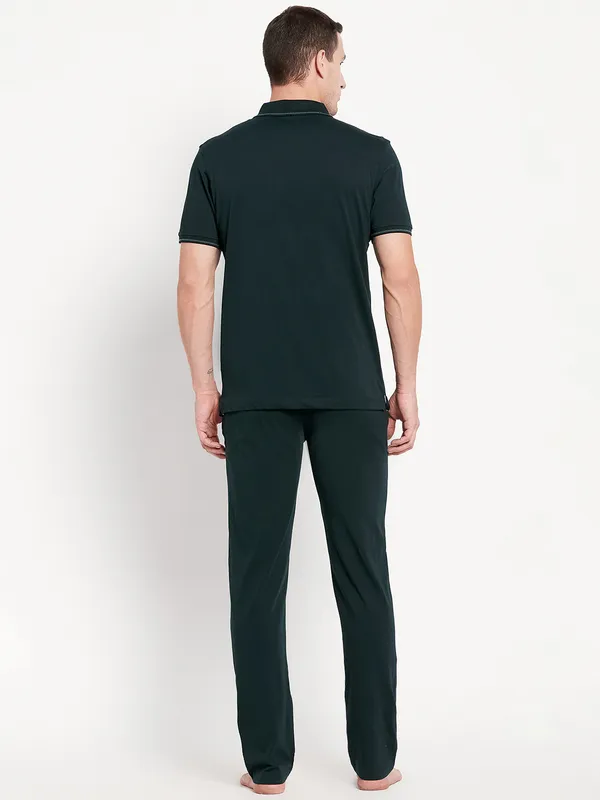 Men MOUNTAIN GREEN LOUNGE WEAR