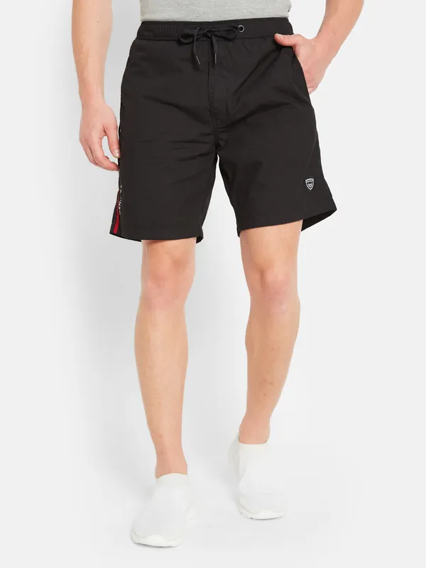 Octave Men Mid Rise Cotton Sports Shorts