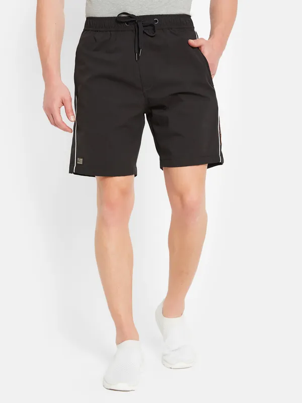 Octave Men Mid Rise Cotton Sports Shorts