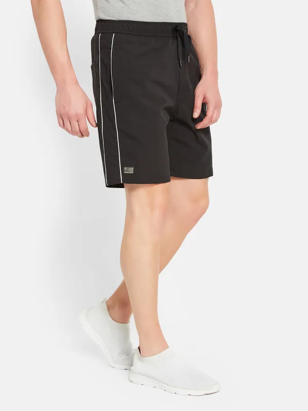 Octave Men Mid Rise Cotton Sports Shorts