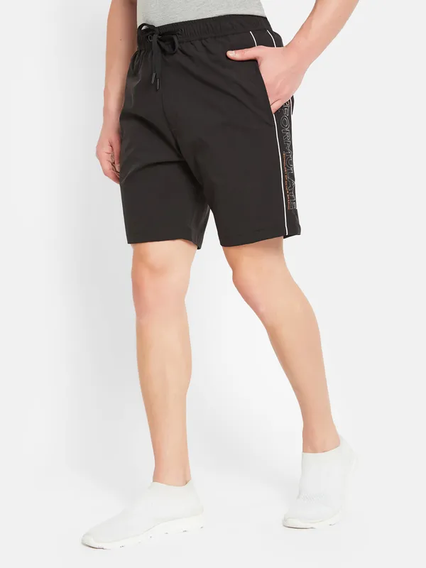 Octave Men Mid Rise Cotton Sports Shorts