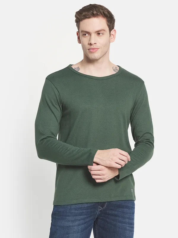 Men Green T-shirt