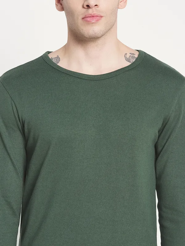 Men Green T-shirt