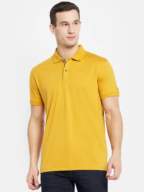 Men DUSTY MUSTARD T-SHIRT