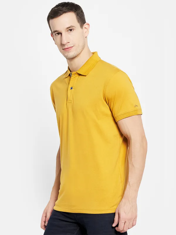 Men DUSTY MUSTARD T-SHIRT