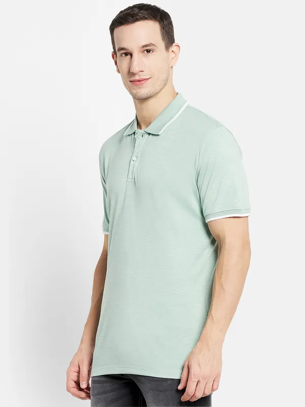 Men MISTY GREEN T-SHIRT