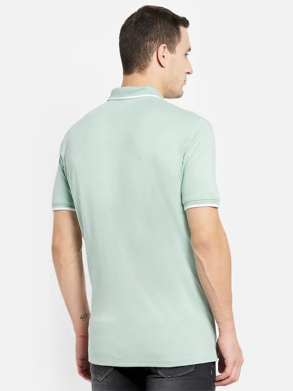 Men MISTY GREEN T-SHIRT