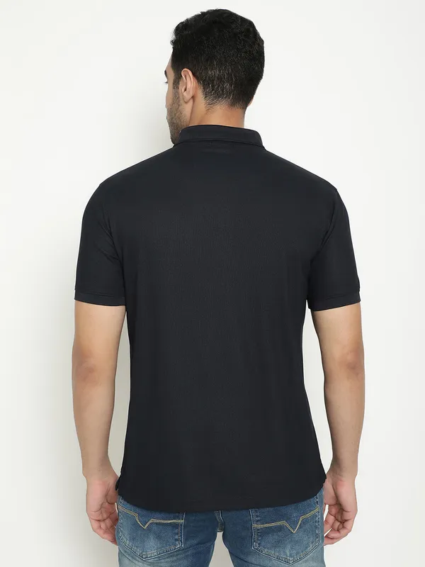 Octave Polo Collar Short Sleeves Cotton T-shirt