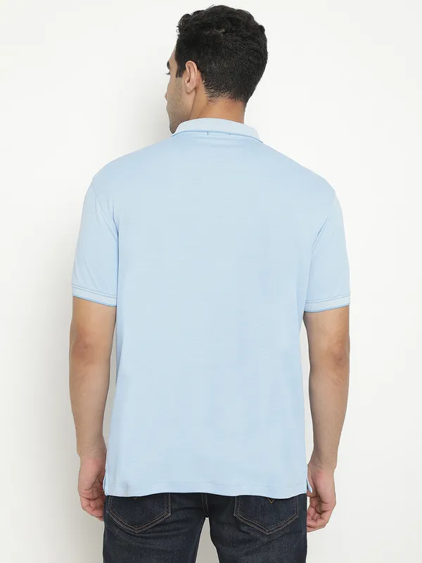 Octave Polo Collar Short Sleeves Cotton T-shirt