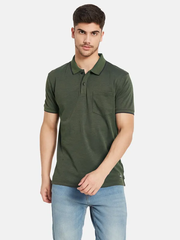 Basic Polo T-shirt with Chest Pocket