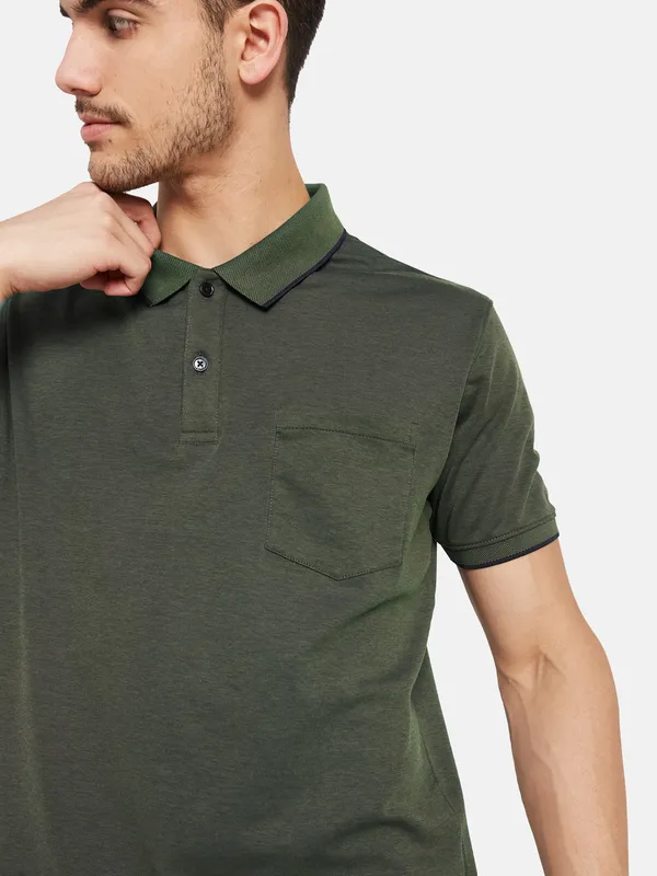 Basic Polo T-shirt with Chest Pocket