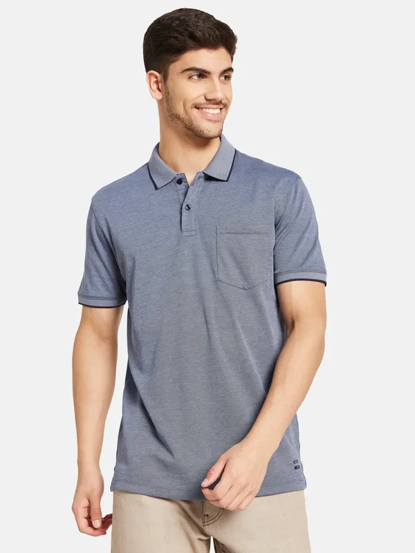 Basic Polo T-shirt with Chest Pocket