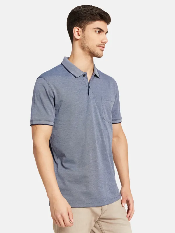 Basic Polo T-shirt with Chest Pocket