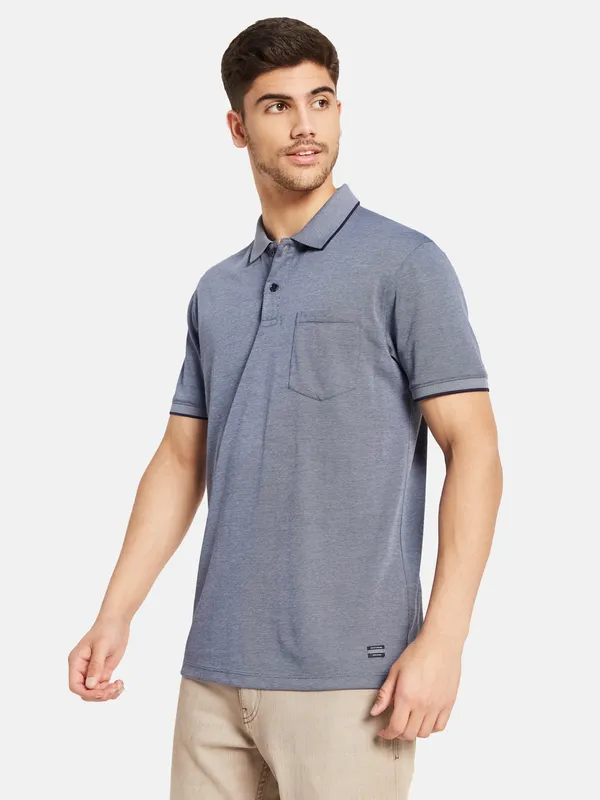 Basic Polo T-shirt with Chest Pocket