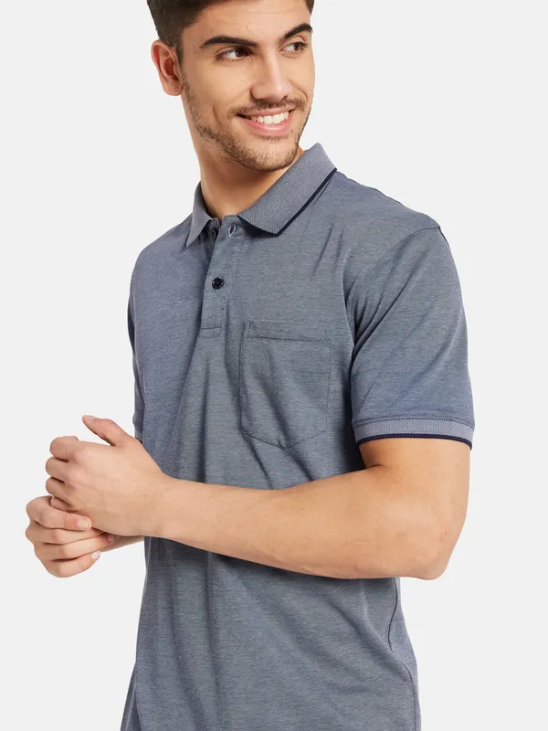 Basic Polo T-shirt with Chest Pocket