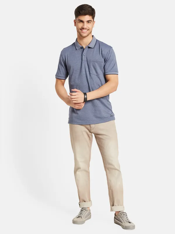 Basic Polo T-shirt with Chest Pocket