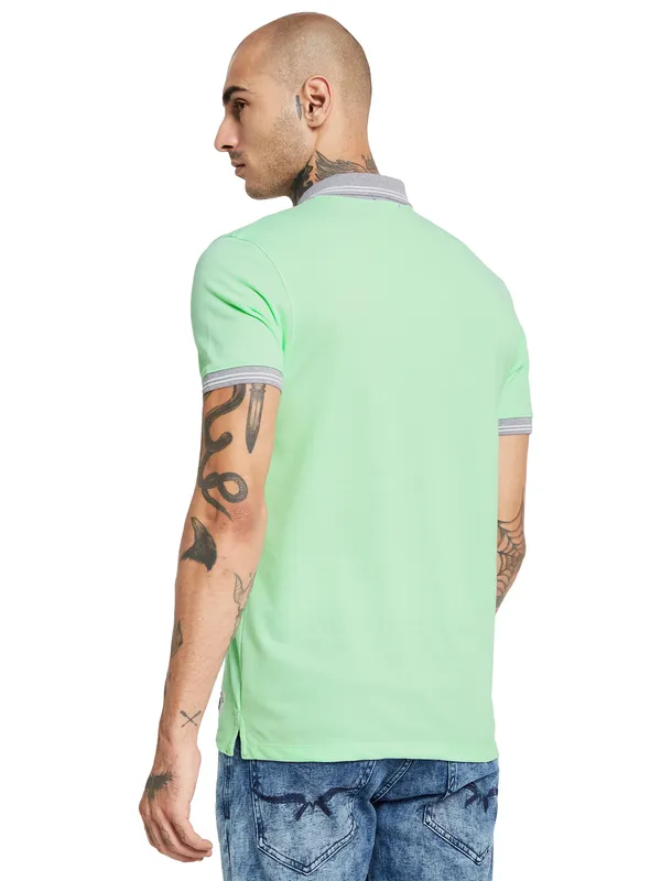 Octave Polo Collar Cotton T-shirt