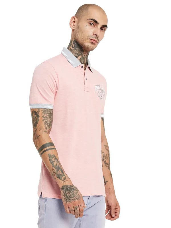 Octave Polo Collar Cotton T-shirt