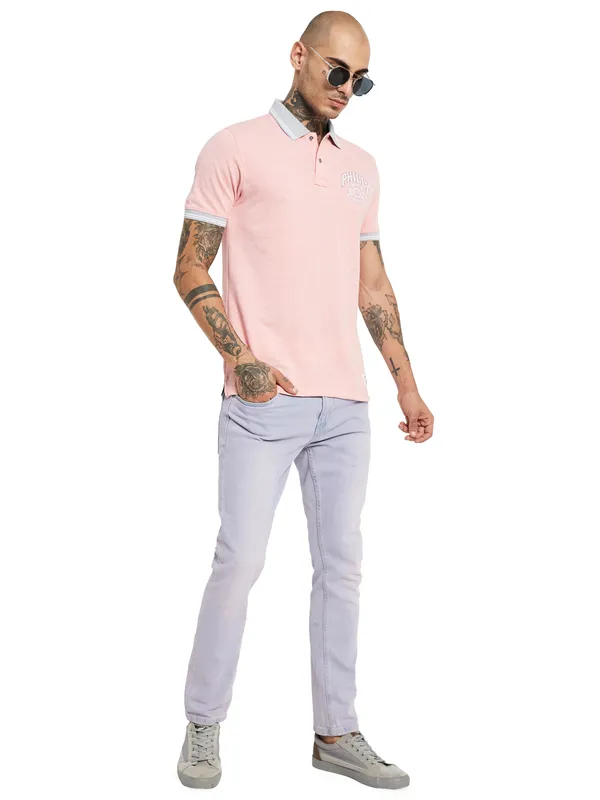 Octave Polo Collar Cotton T-shirt