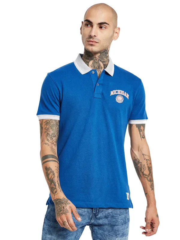 Octave Polo Collar Cotton T-shirt